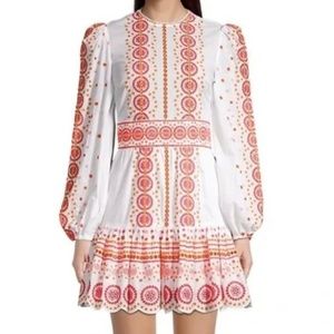 NWT Michael Michael Kors Eyelet Cotton Mini Dress Size 0